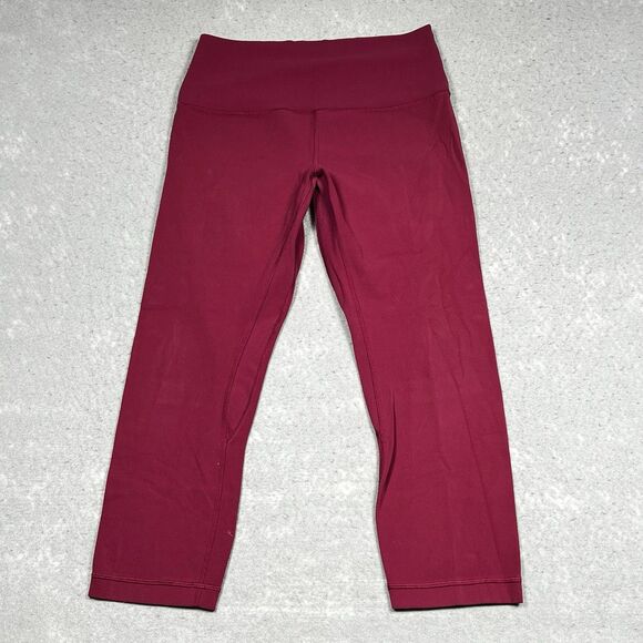Lululemon Leggings Womens Size 8 Pink Align Crop Inseam 20” Athleisure - Picture 1 of 13